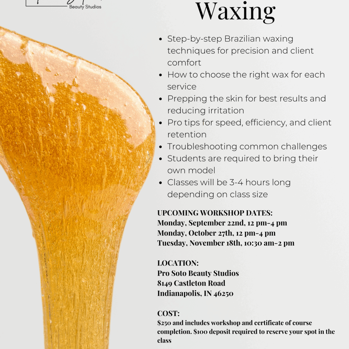 Advanced Waxing Deposit